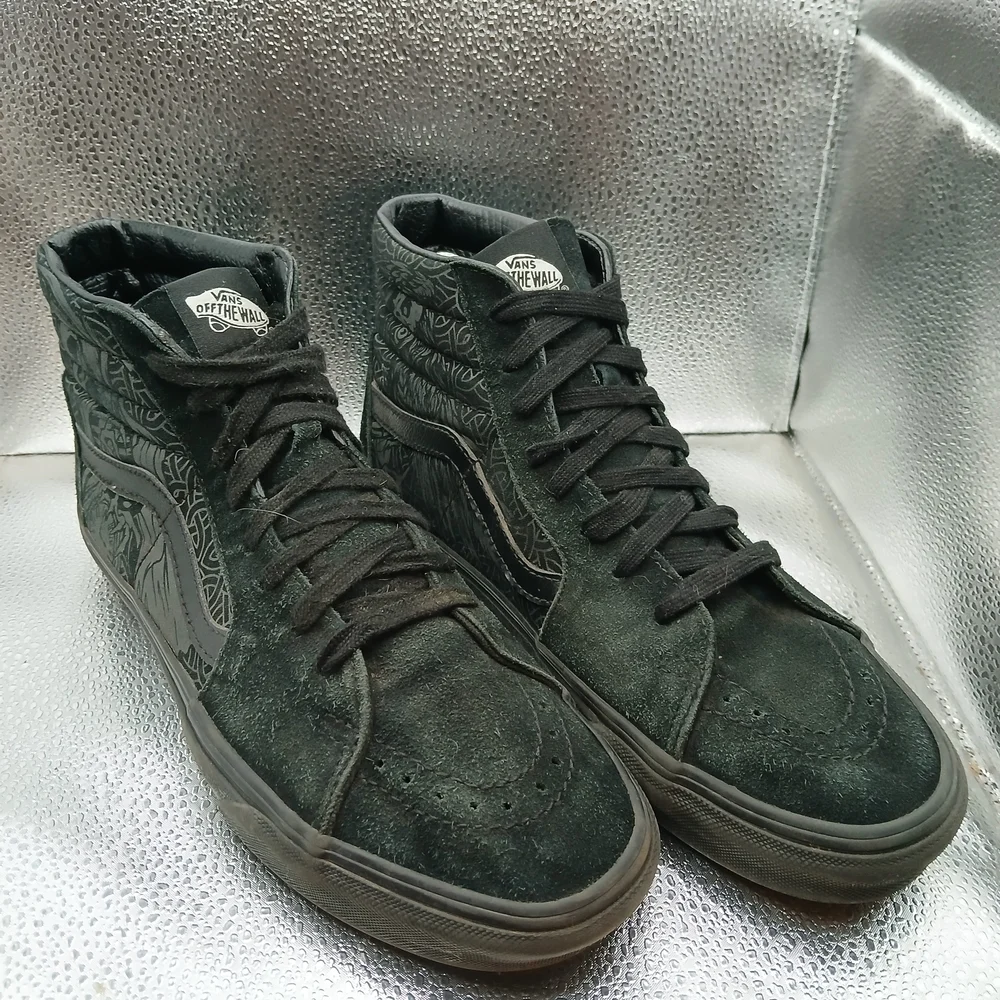 Vans Black Sk8-Hi Raven High-Top Sneakers Men's Size 8.5